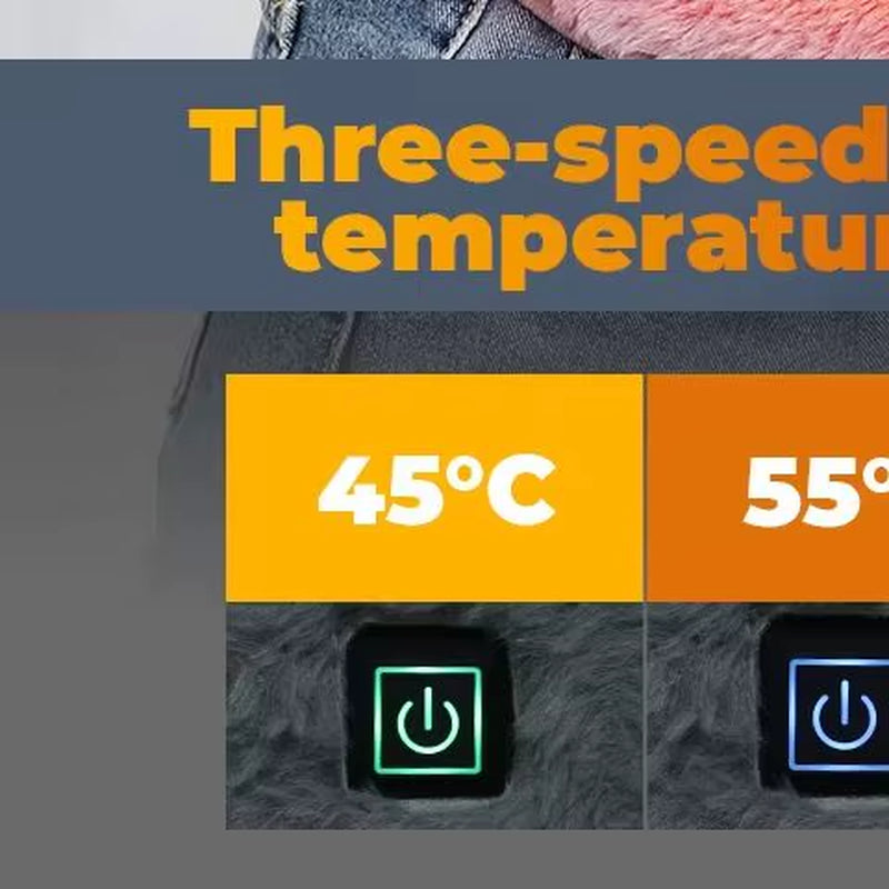 Electric Heating Belt with Hand Pockets Period Cramps Body Joints Pain Menstrual Heating Pad USB Uterus Hand Warmer Menstrual